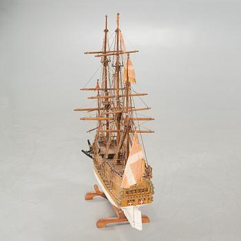 A 20th century ship model.