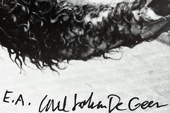 Carl Johan De Geer, The Monkey Saba, From "Tårtan", 1972.