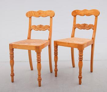 STOLAR, 11 st, Biedermeier, 1800-talets andra hälft.