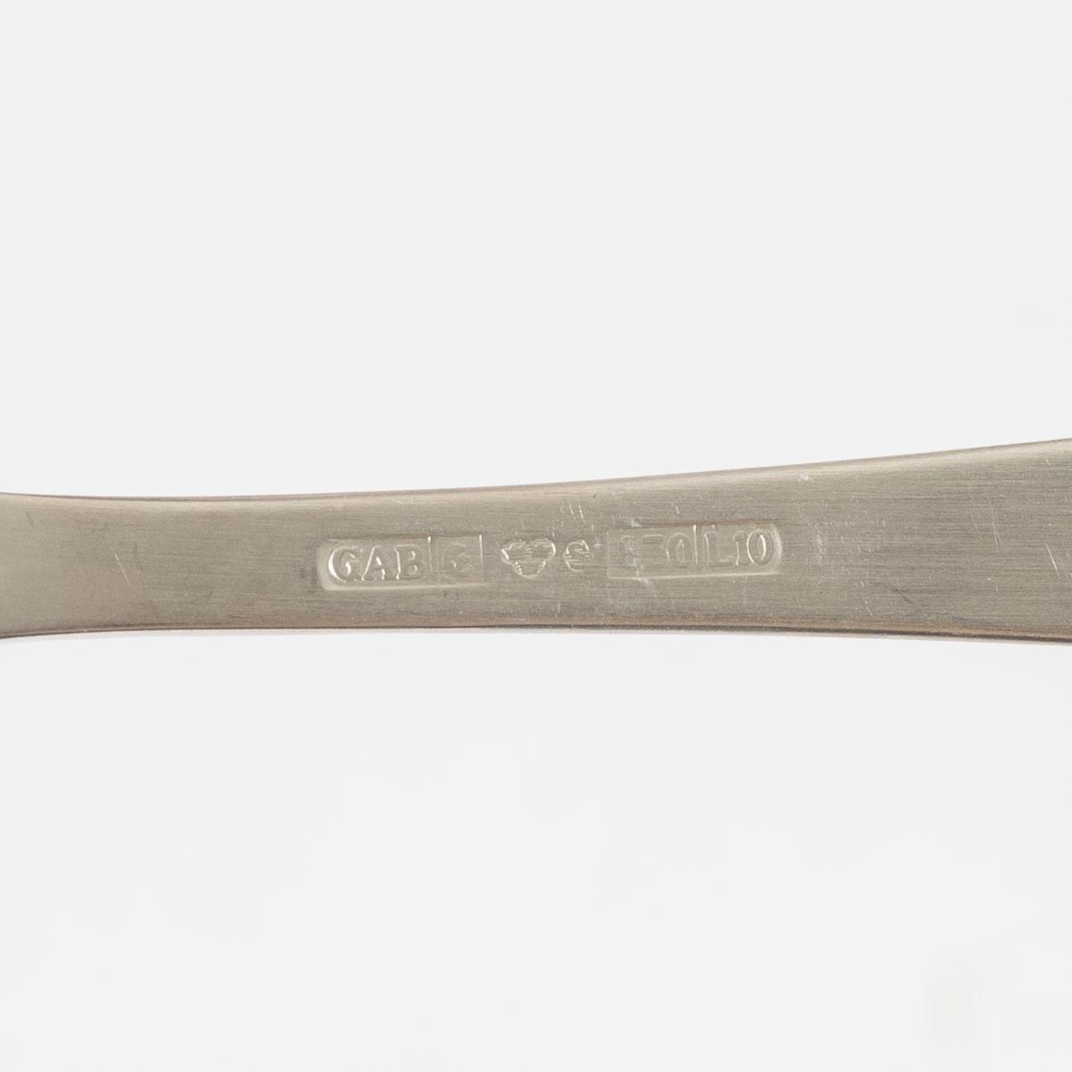 Jacob Ängman, bestickservis, 55 delar, silver, "Rosenholm", GAB, bl.a. Stockholm 1960.