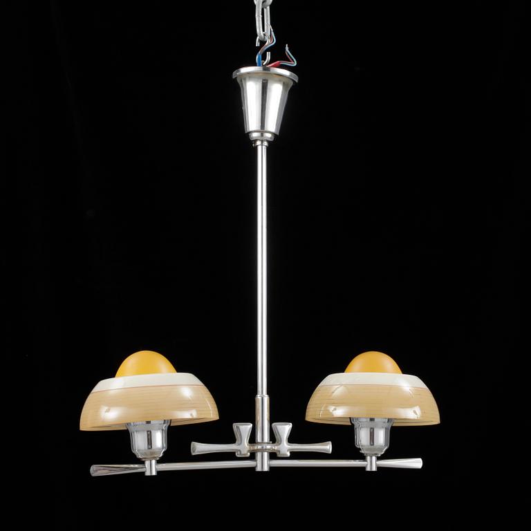 TAKLAMPA, art deco, 1930/40-tal.