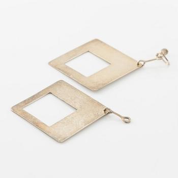 Lars Arby, five pairs of earrings, silver.