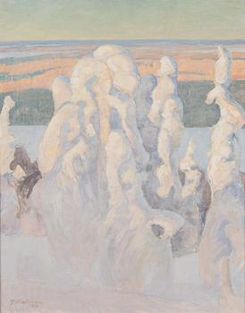 Pekka Halonen, Winter landscape from Kinahmi.