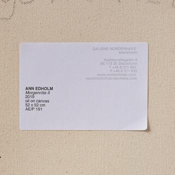 Ann Edholm, "Morgenröte II".