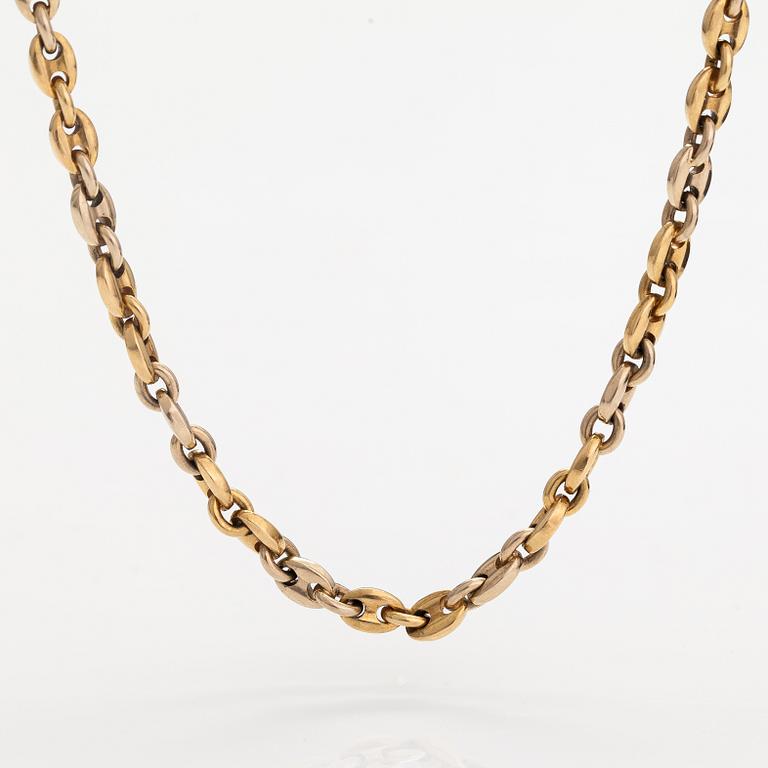 Cartier, Kaulakoru, 18K valko- js keltakultaa. Merkitty Cartier, 740237.