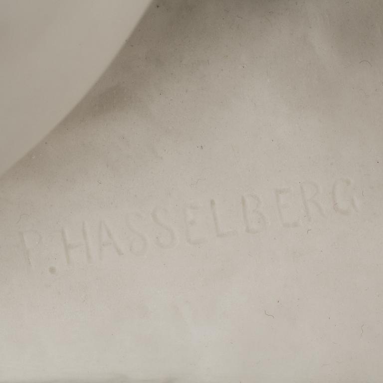 PER HASSELBERG, efter, parian, Gustafsberg.