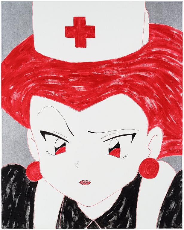 Michael Pybus, "Nurse Painting".