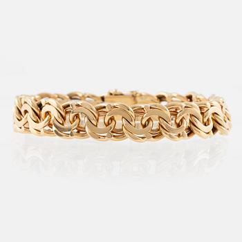 Armband, 18K guld, bismarcklänk.