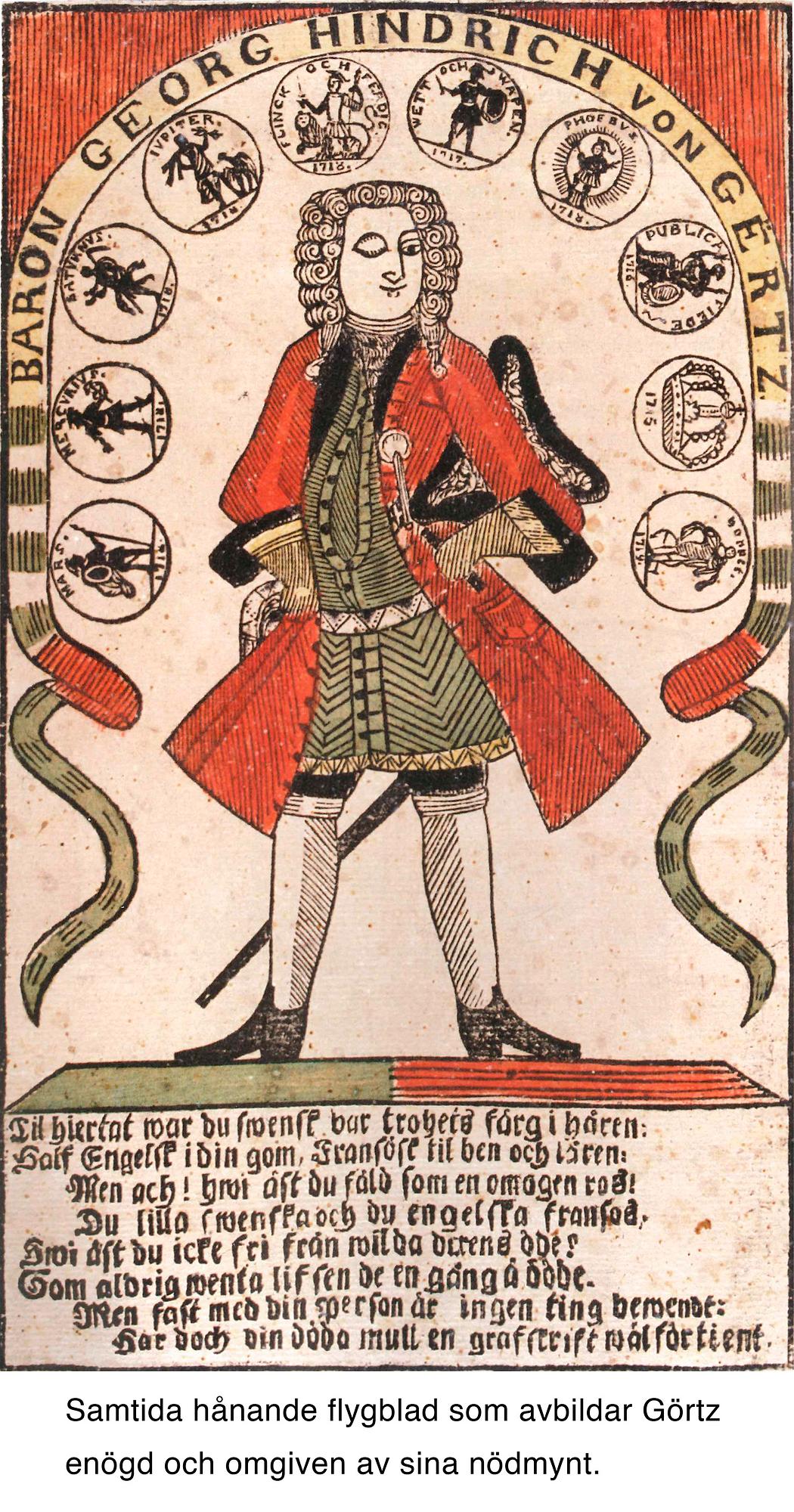 A Swedish 18th century parcel-gilt silver beaker, unmarked.