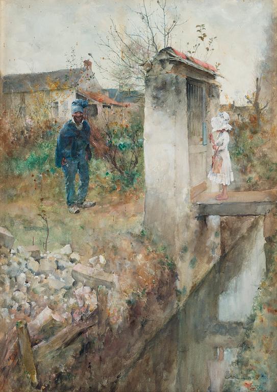 Carl Larsson, "I Montcourt".