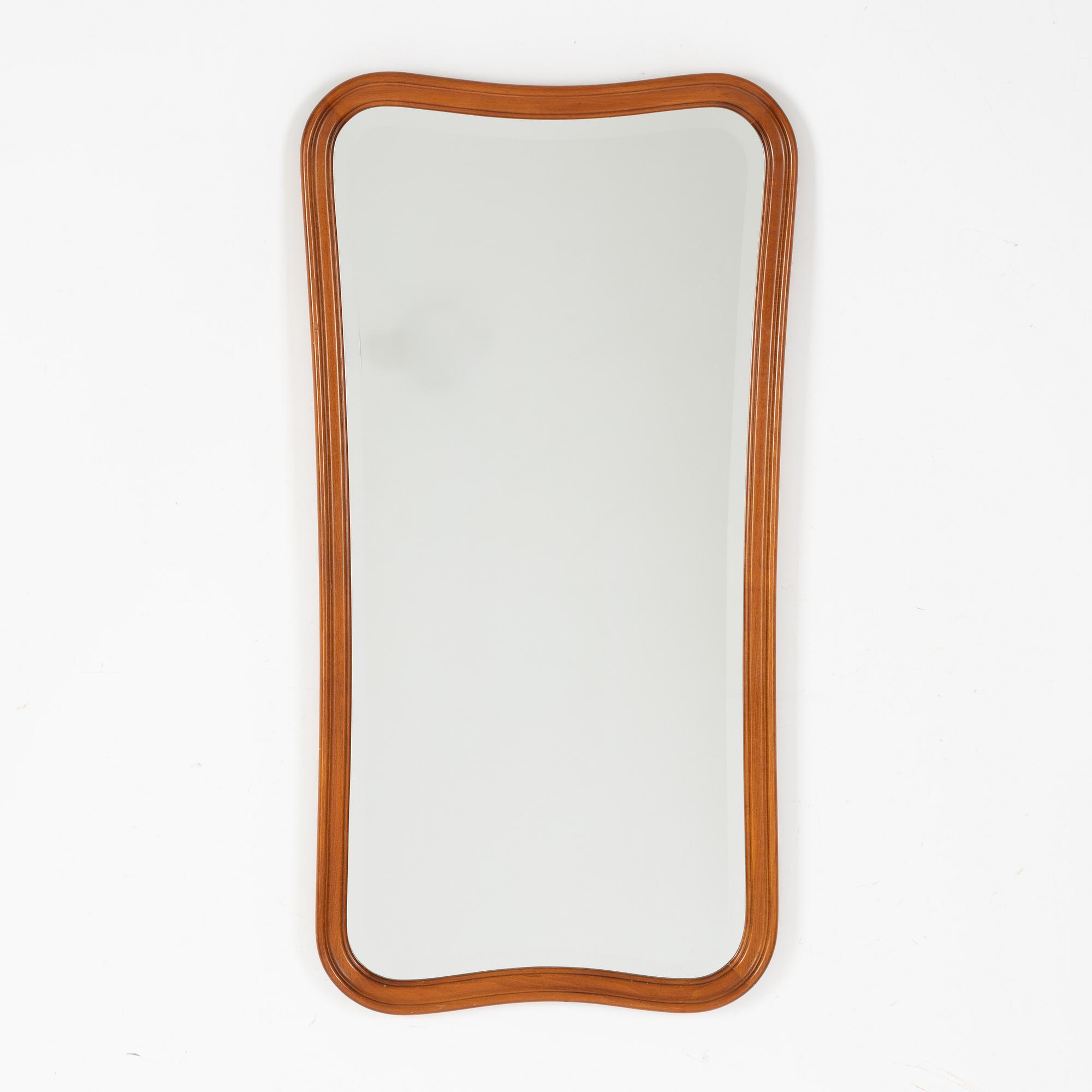 Spegel, Swedish Modern, Glas & Trä, Hovmantorp, 1900-talets mitt.