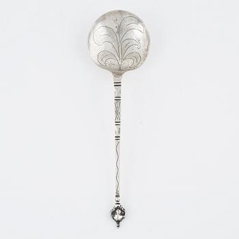 A Swedish Silver Spoon, Hudiksvall, probably 1761.