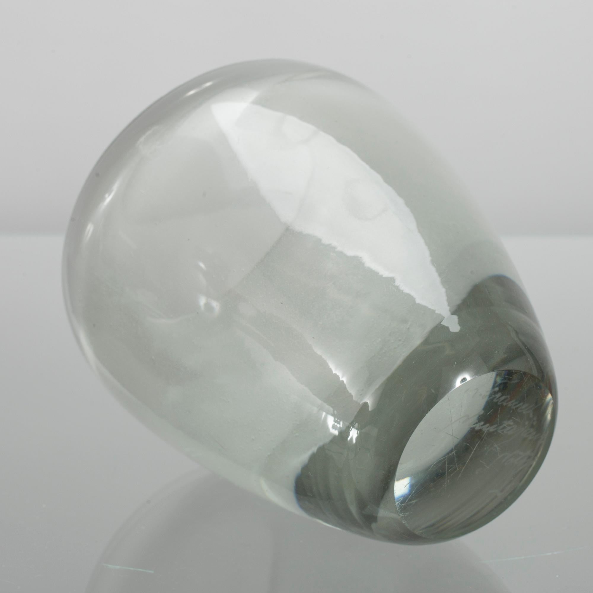 VAS, glas, Kaj Franck, signerad K. Franck, Nuutajärvi Notsjö -51.