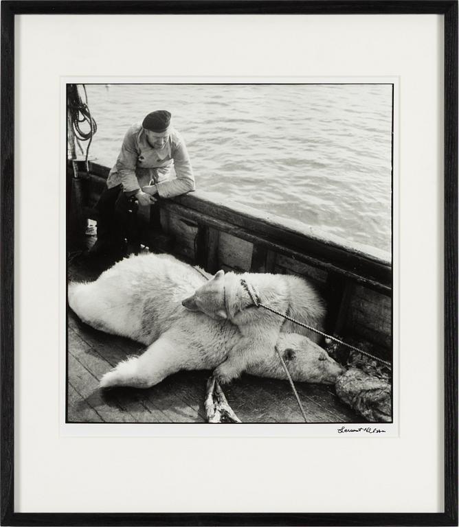 Lennart Nilsson,  "Isbjörnsjakt vid Hvitøya (Vitön), Svalbard, Norge 1947".
