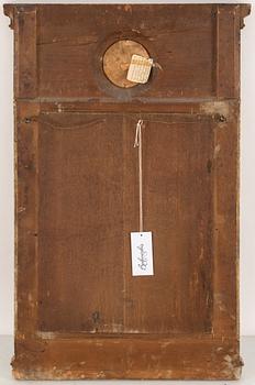 A late gustavian mirror, Stockholm hallmark 1793.