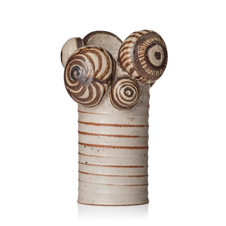 Lisa Larson, a unique stoneware vase, Gustavsberg Studio, probably 1960s.