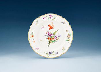 773. A Nymphenburg dish, 1750-60. Period of Bustelli.