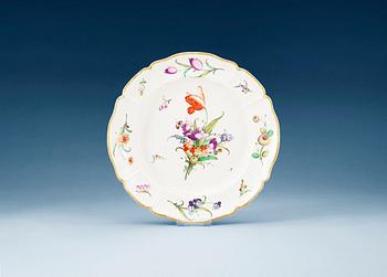 A Nymphenburg dish, 1750-60. Period of Bustelli.