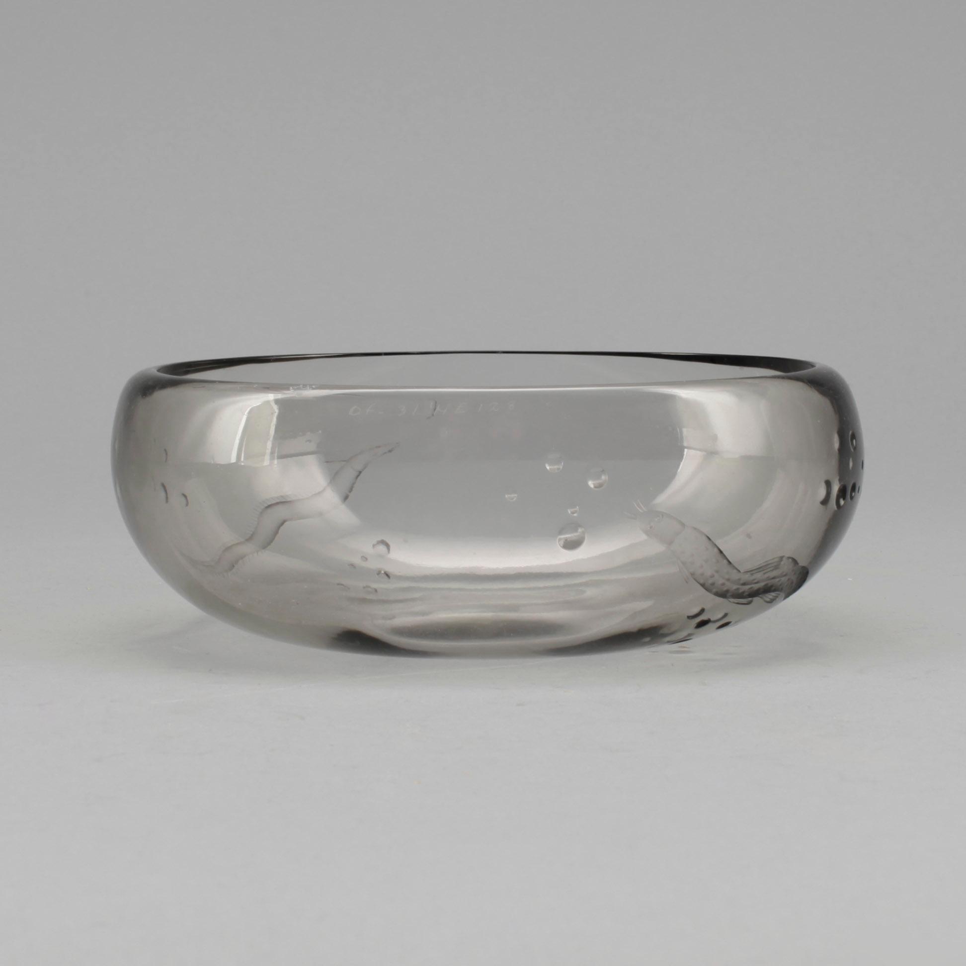 SKÅL, glas, Edward Hald, Orrefors. signerad.