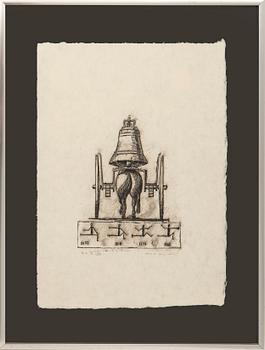 Max Ernst, ur serien "La Ballade du Soldat", 1972.