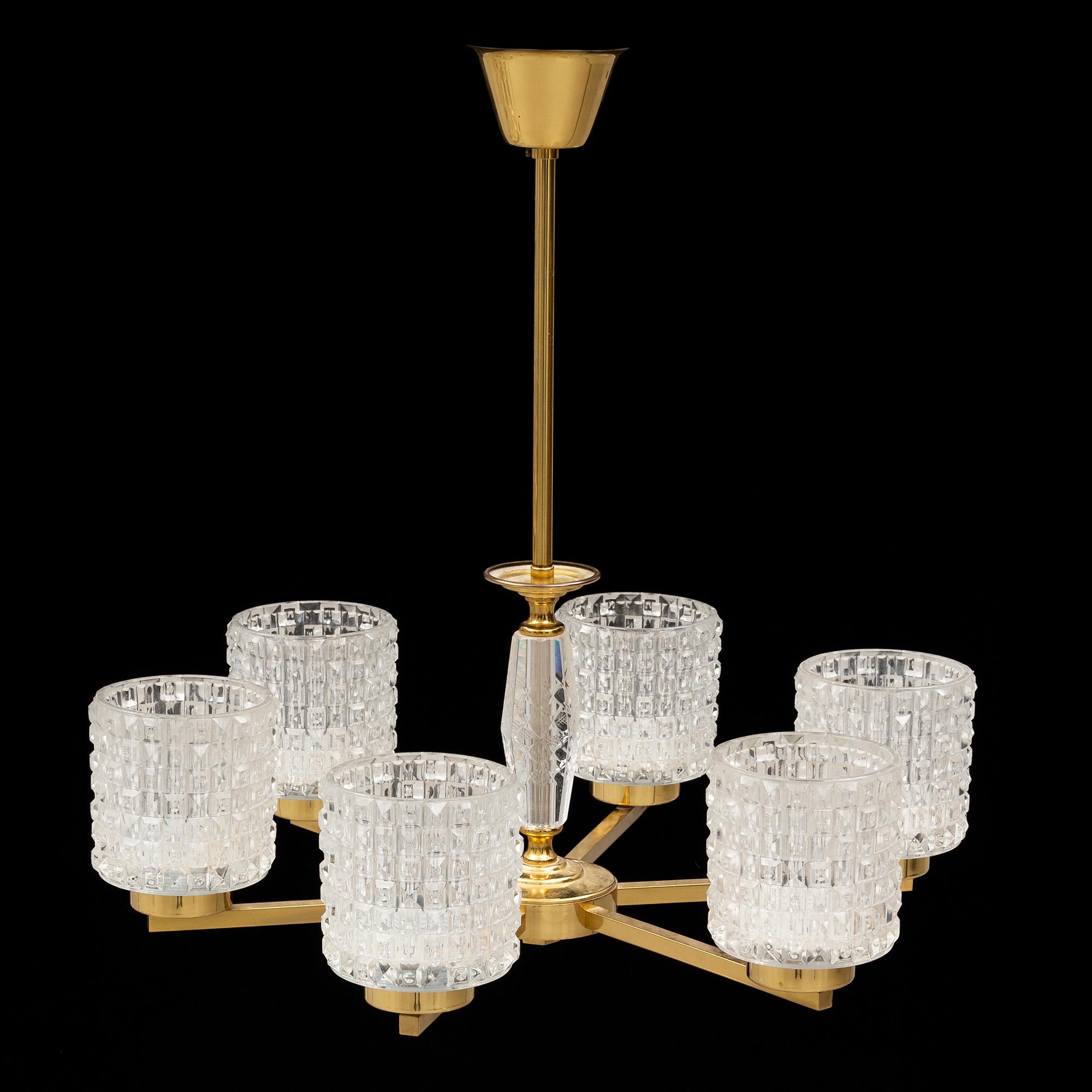 A 1960's ceiling light.