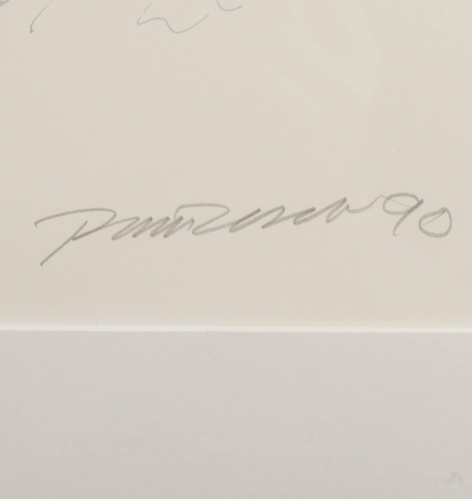 RAIMO KANERVA, serigrafi, signerad och daterad -90, numrerad 6/100.