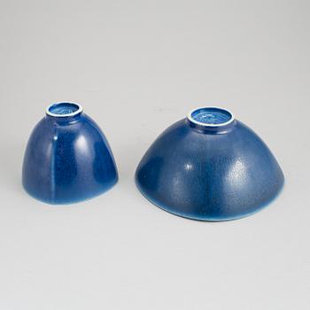 2 bowls "Selecta" by Berndt Friberg for Gustavsberg, 1950´s.