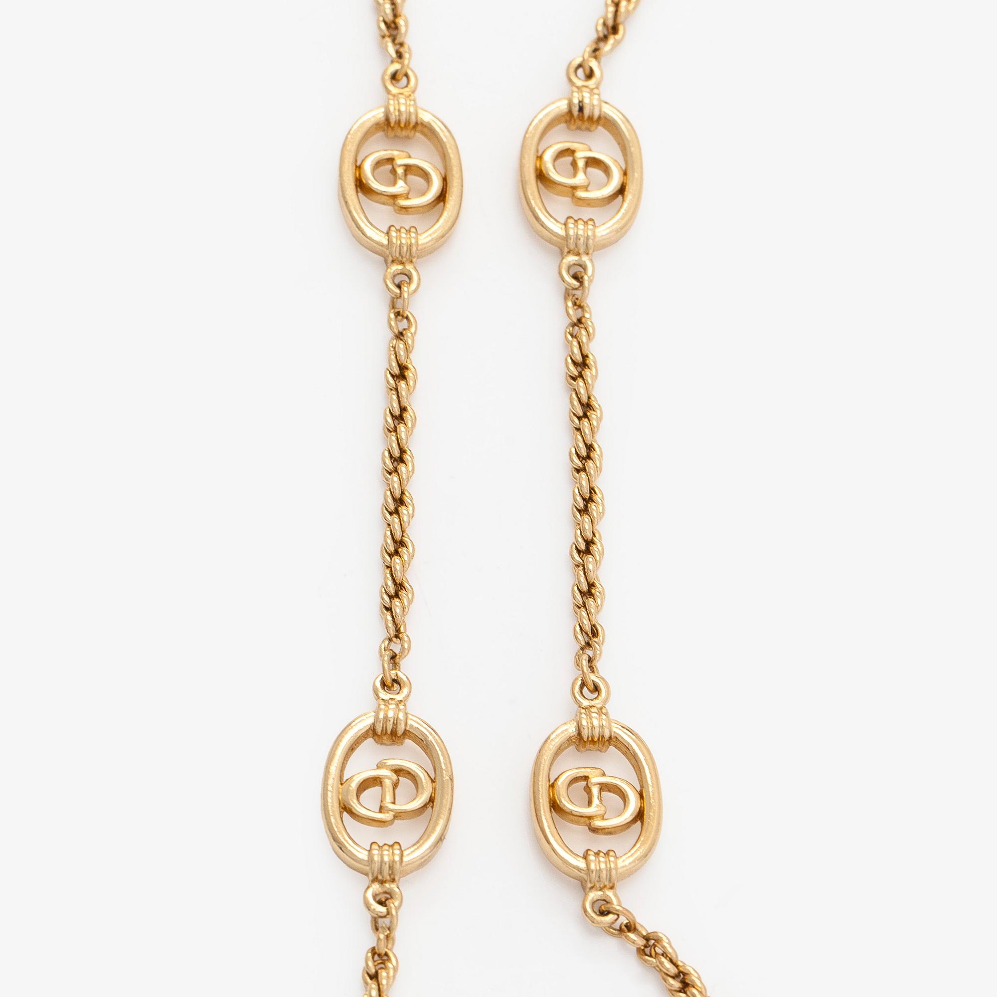Christian Dior, collier, vintage.