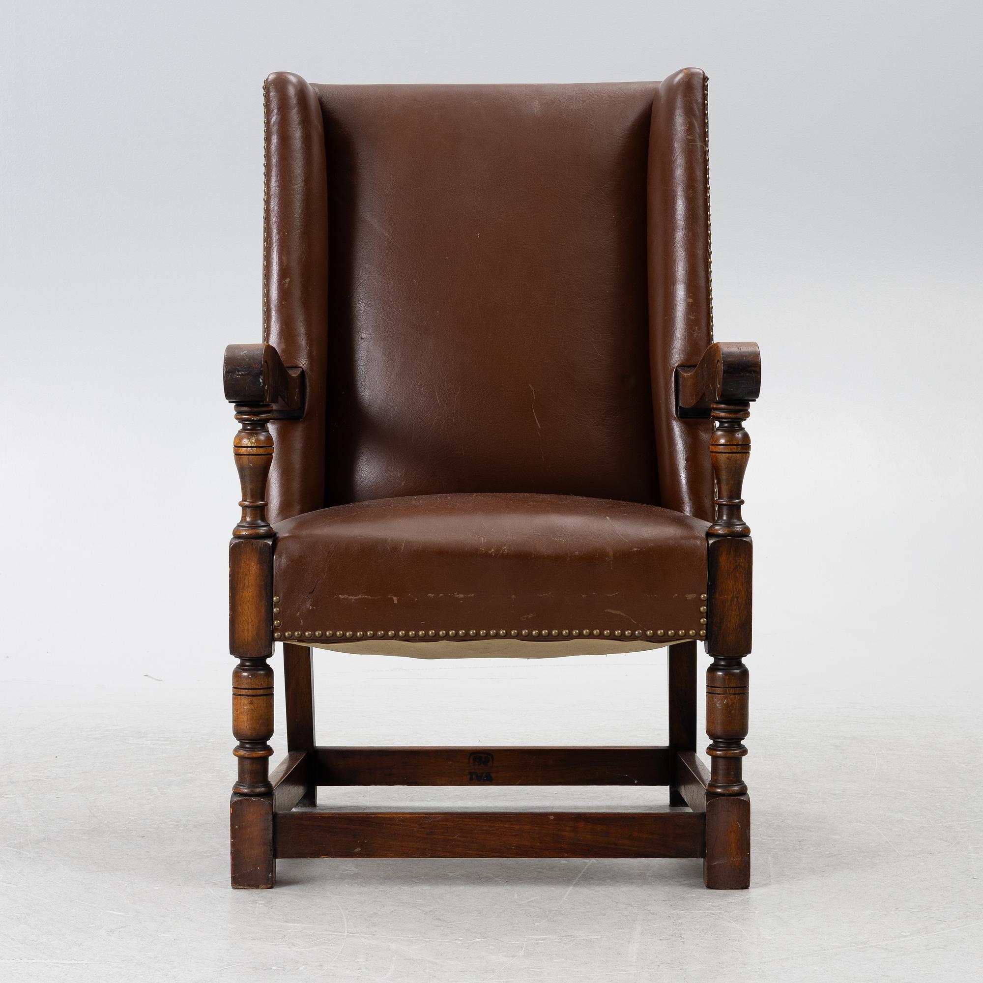 Fåtölj, 1900-talets första hälft.