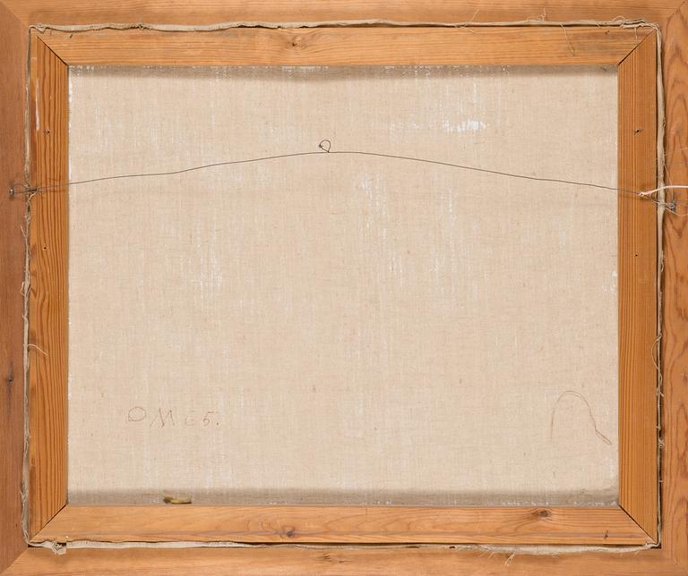 Olli Miettinen, oil on canvas, signed and dated-65.