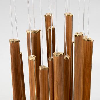 Giorgetti R&D, a 'Leaf' ceiling lamp, 2010s.