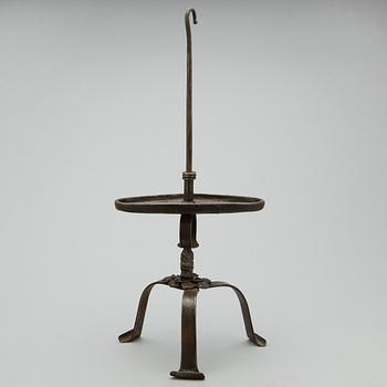 LJUSSTAKE/OLJELAMPA, 1600/1700-tal.