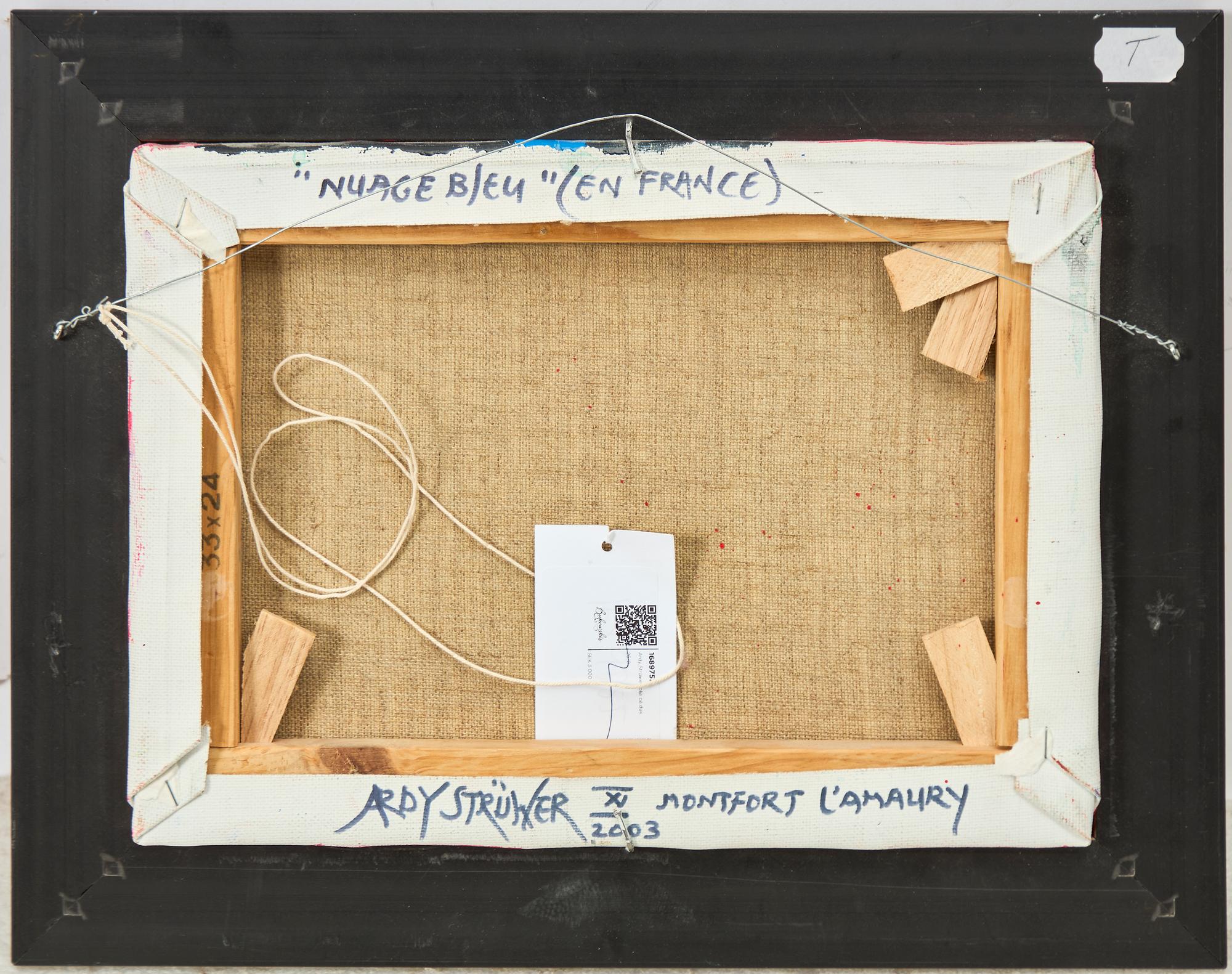 Ardy Strüwer, "Nuage Bleu" (En France).