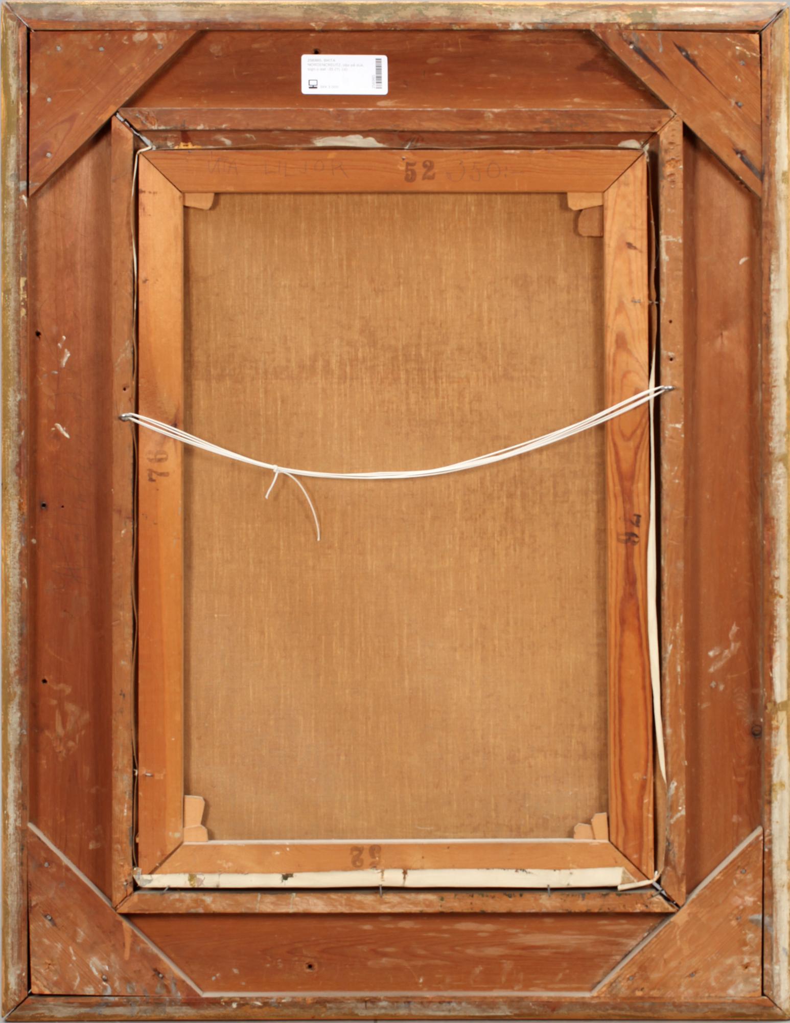 BRITA NORDENCREUTZ, olja på duk, sign o dat -35 (?).