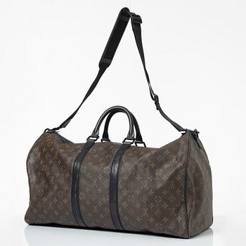 Louis Vuitton, weekend bag, "Keepall Bandouliere 55".