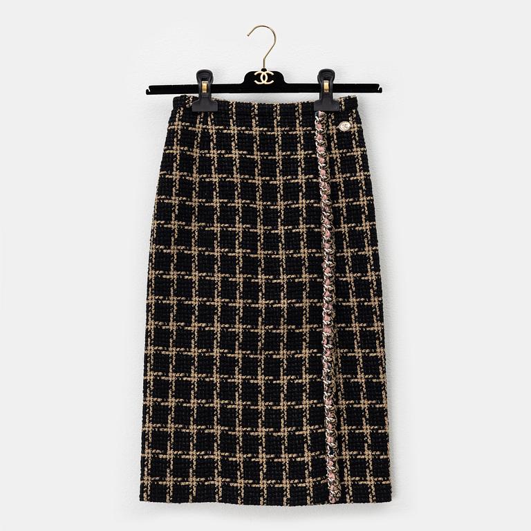 Chanel, kjol, storlek 34.