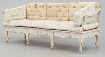 TRÅGSOFFA, rokoko, 1700-talets andra hälft.