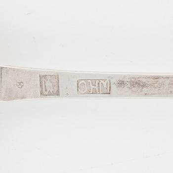A set of  Silver Spoons, including Andreas Isberg, Skänninge 1814 (8 pieces).