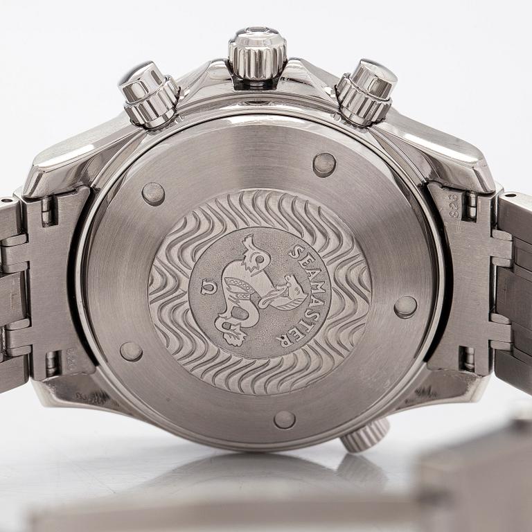 Omega, Seamaster, kronografi, rannekello, 41,5 mm.