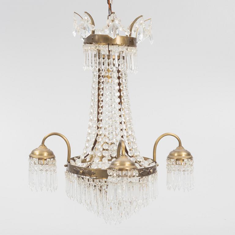 Takkrona, omkring sekelskiftet 1900.