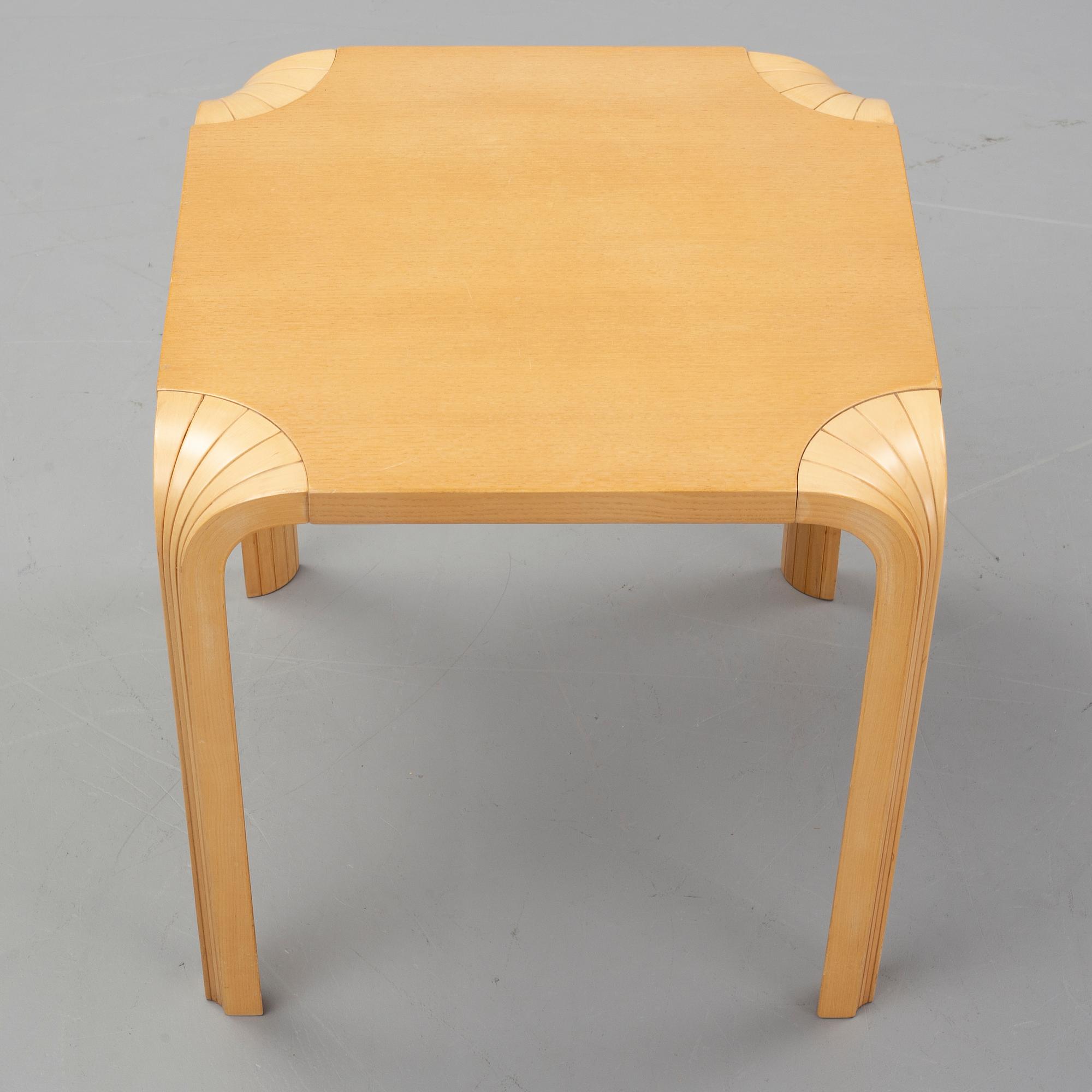 Alvar Aalto, model X601 stool, Artek, Finland.