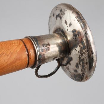 LÅNGPIPOR, 3 st, sjöskum, 1800-tal.