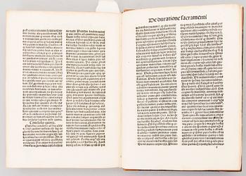 TRACTATUS VARIJ CUM SERMONIBUS, Nürnberg 1490-tal, av Antonius Koberger.