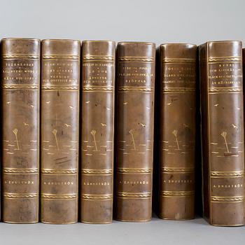 ALBERT ENGSTRÖM, 11 vol, bla Samlade berättelser av Albert Engström, Stockholm 1924-27.