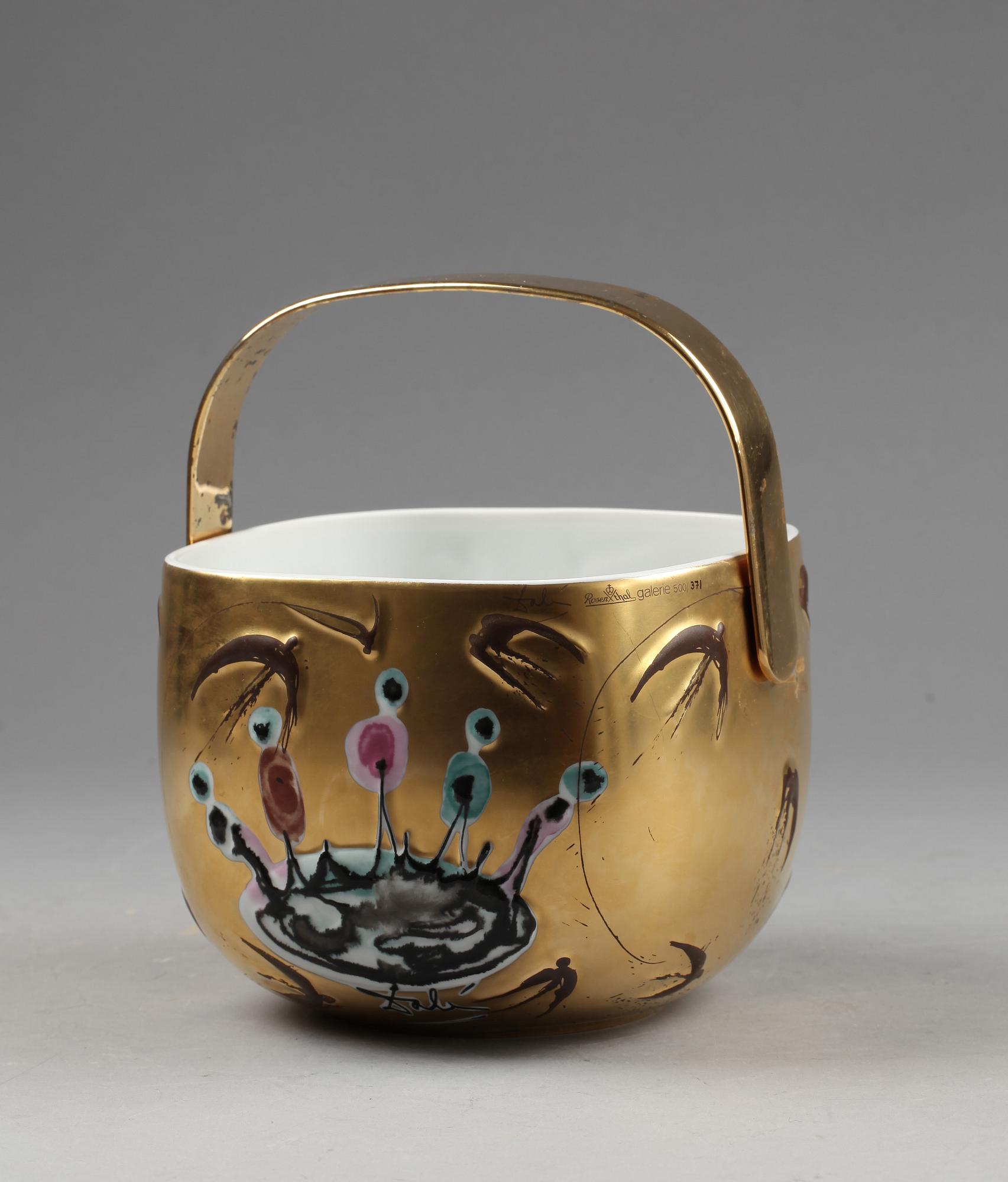 ISHINK, porslin, Salavador Dalì för Rosenthal studio-linie galerie, numr 500/371.