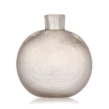 A Swedish Henrikstorp glass bottle, dated 1747.
