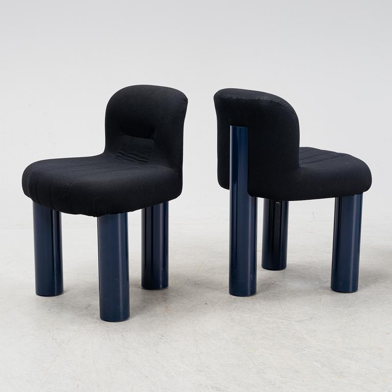 A set of four 'Botolo' chairs by Cini Boeri for Arflex.