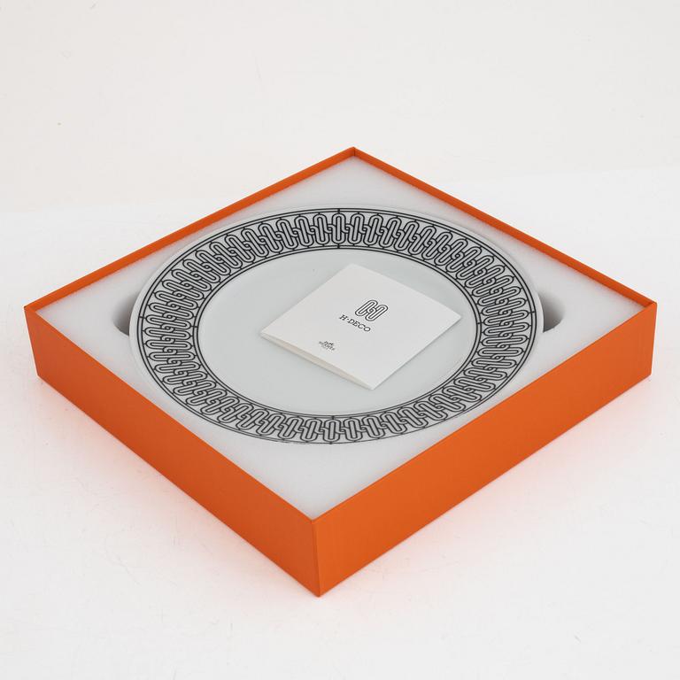 Hermès, plates, a pair, "H-Deco".