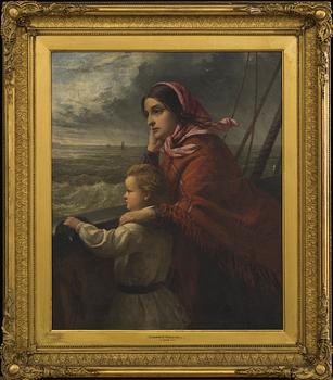 THOMAS BROOKS, oil on canvas, monogram signed 1864.