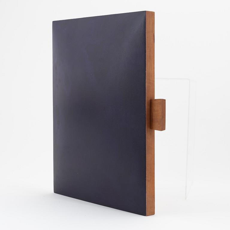 Mats Bergquist, mixed media on wood, signed and dated verso.